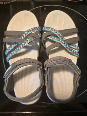 DUNN Braided Strappy Hiking Outdoor Sandal Women's Size 37